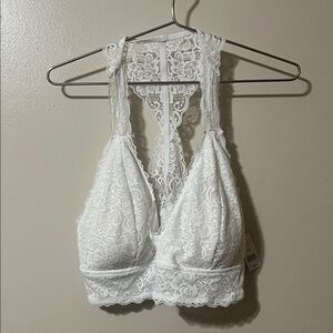 dip White Lace Bralette